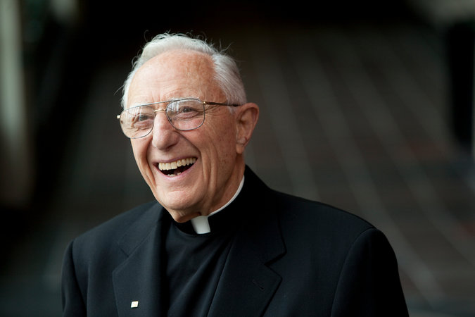Fr. John LoSchiavo has died, the longtime faculty member, administrator and president of the University of San Francisco. He was best known nationally for shutting down the school’s basketball program after a series of scandals. The Dons had won two national college basketball championships in the 1950s, remarkable for a small school, and had returned to national prominence 20 years later, when recruiting violations and illegal payments to players kept popping up in headlines. Fr. Lo didn’t wait for the sport’s governing body to act; he pulled the plug himself, suspending the team for three years and limiting recruiting to nearby states. A native of San Francisco, he was an all-city player himself in high school, but he would not have his Catholic college’s ethics and reputation besmirched. (University photo)