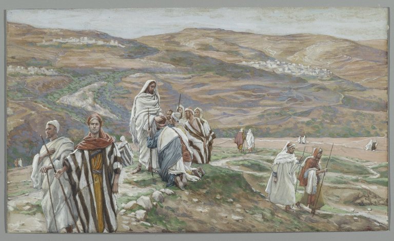 James Tissot, 1886-96: Christ Sent Them Out Two by Two (Brooklyn Museum)