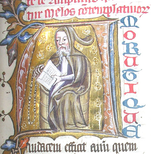 Richard Rolle left his studies at Oxford at age 18 to take up the ascetic life as a hermit, out of which grew a ministry of prayer, writing and spiritual direction. He described three kinds of mystical experiences he had had: a physical warmth in his body; an awareness of God’s great sweetness; and a heavenly music that he heard as he chanted the psalms. (St. John’s College, Cambridge)